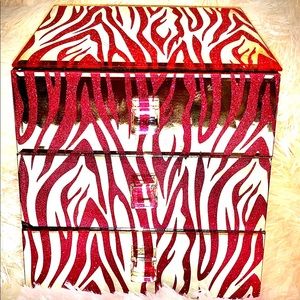 Glittered Jewelry Mirror Box